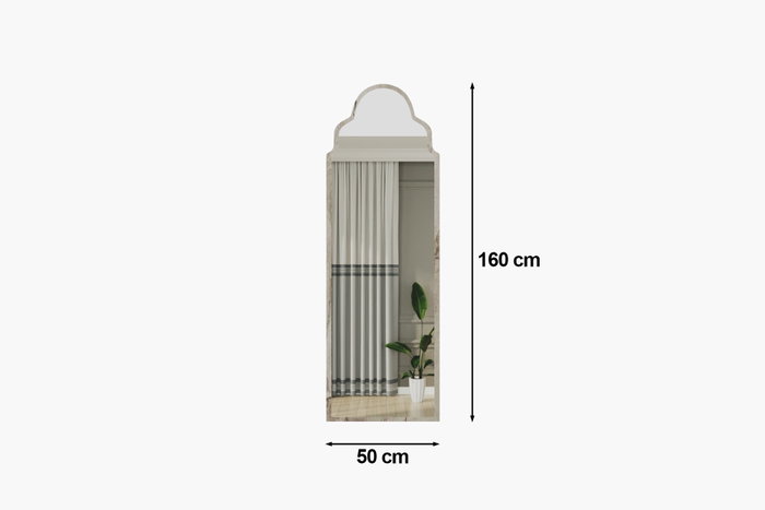 Hanah Home Espejo Ephesus Marble 50x160x2.2 cm Color Éfeso y Mármol